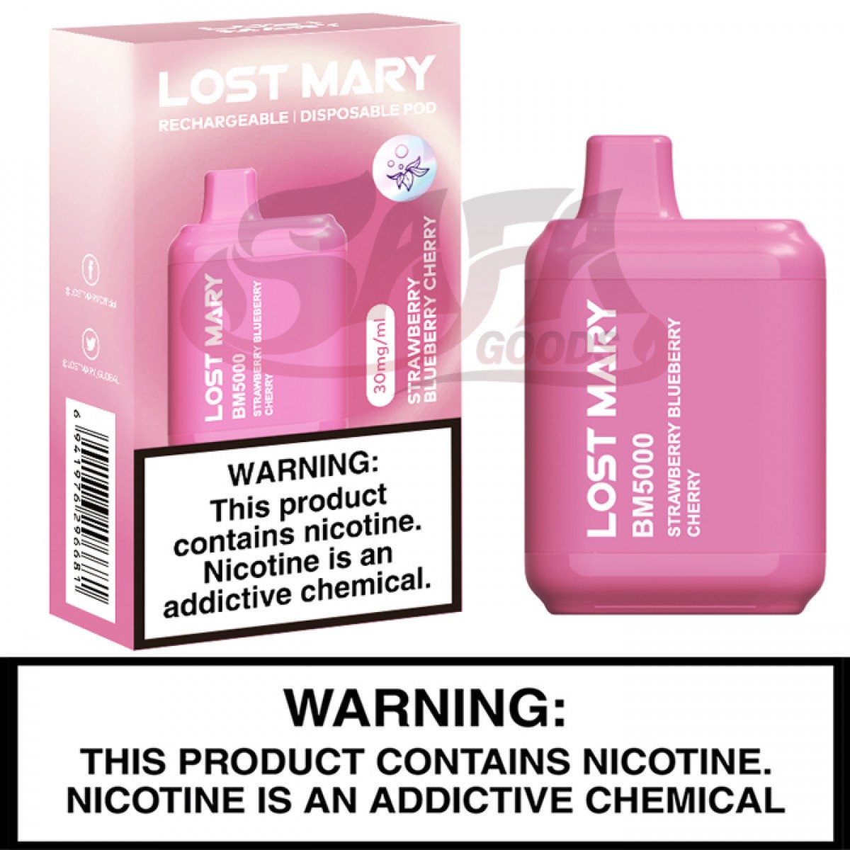 Lost Mary BM5000 [3% Salt-Nic] Disposables 10PC